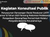 Kegiatan Konsultasi Publik Penyusunan Rancangan Revisi Peraturan LKPP Nomor 12 Tahun 2021 Tentang Pedoman Pelaksanaan Pengadaan Barang/Jasa Pemerintah Melalui Penyedia Beserta Perubahannya
