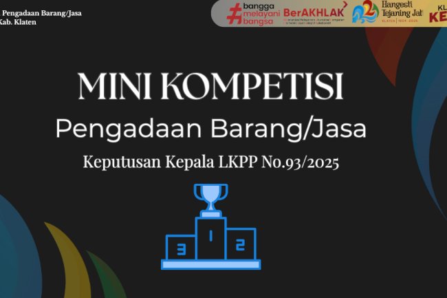 #Penjelasan Singkat Pengadaan - Mini Kompetisi 