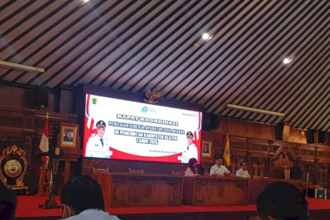 Kegiatan Rapat Koordinasi Penilaian Kinerja Aparatur Sipil Negara di Pemerintah Kabupaten Klaten Tahun 2025