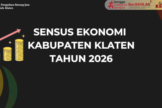 Sensus Ekonomi Kabupaten Klaten Tahun 2026