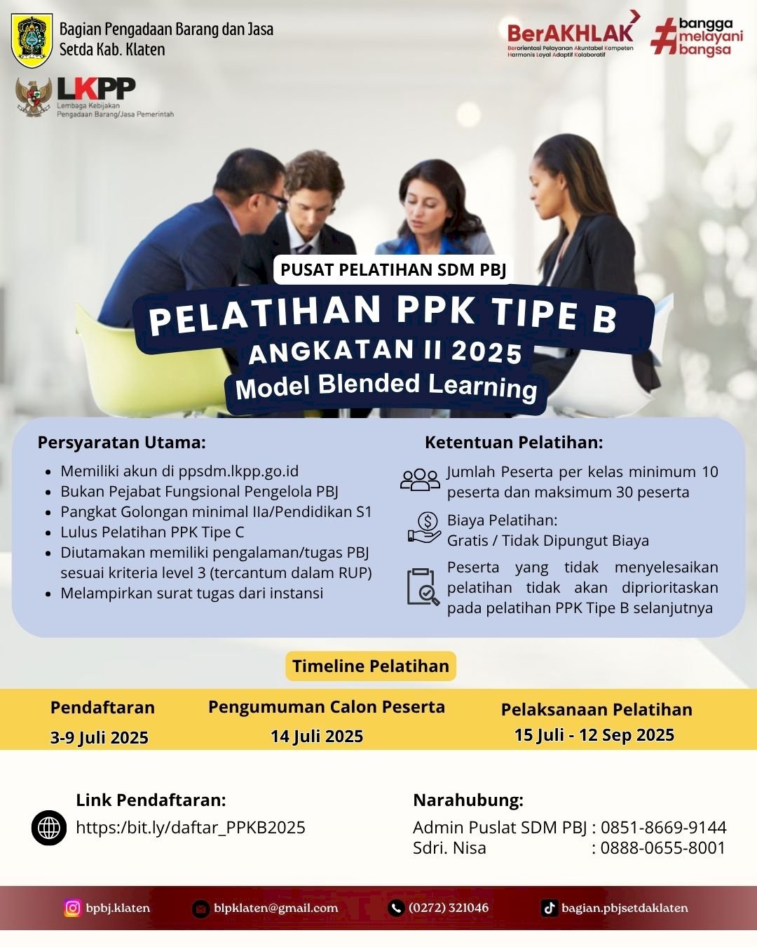 Pelatihan PPK LKPP Tipe B Angkatan II 2025