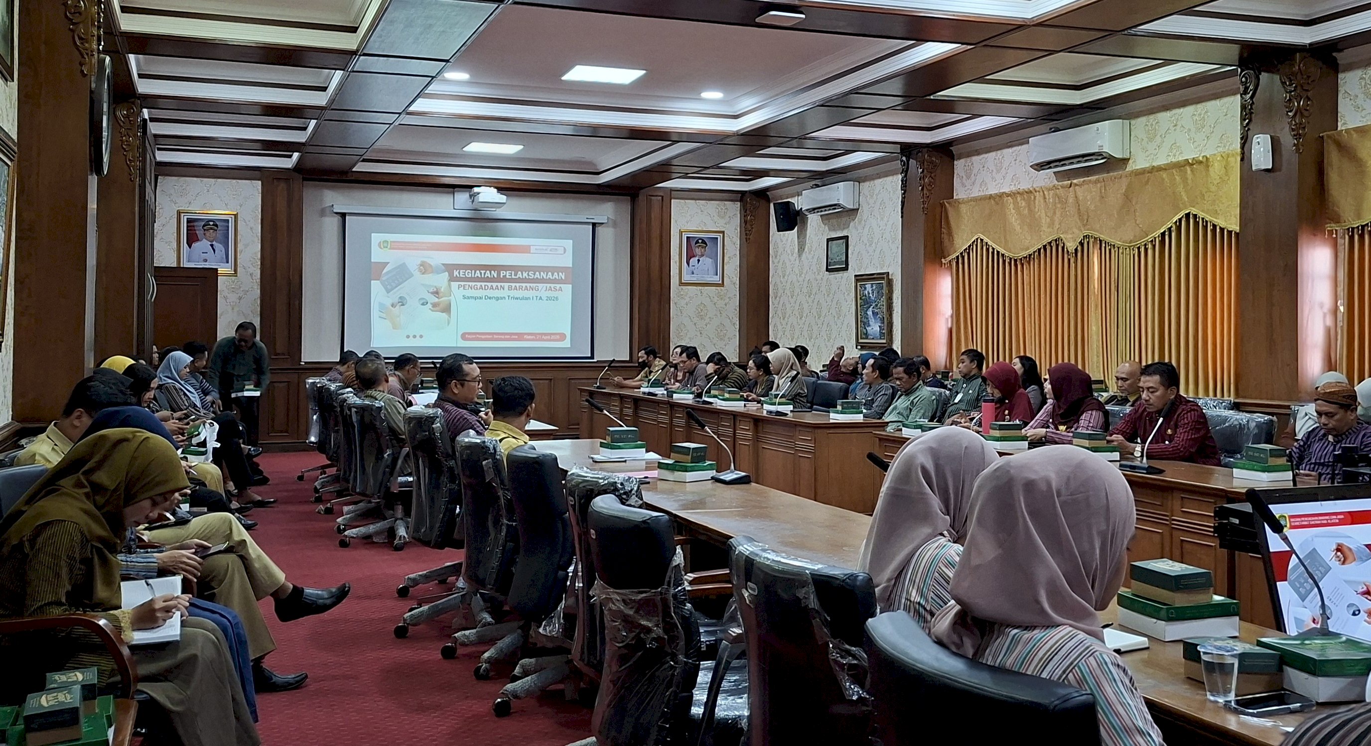 Evaluasi Pelaksanaan Pengadaan Barang/Jasa Triwulan I Tahun Anggaran 2026