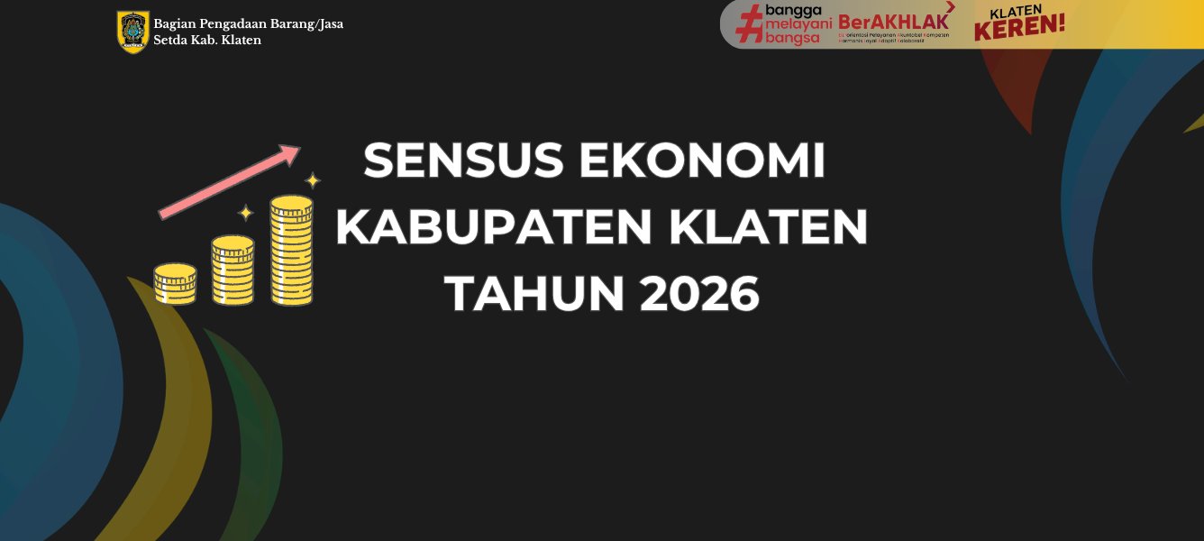 Sensus Ekonomi Kabupaten Klaten Tahun 2026